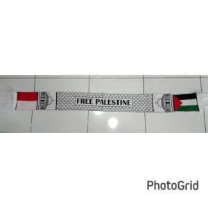 Syal Palestina Bolak Balik Dan 1 Layer Rajut Komputer