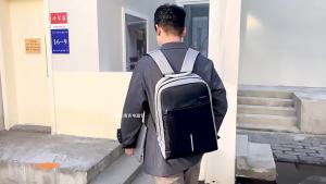 Penghantaran dari China [2025] Beg Lelaki dengan Beg Anti-kecurian Kunci Gabungan usb Mengecas Beg Komputer Riba Beg Beg Kasual Perniagaan Pesanan Sekeping 3.1