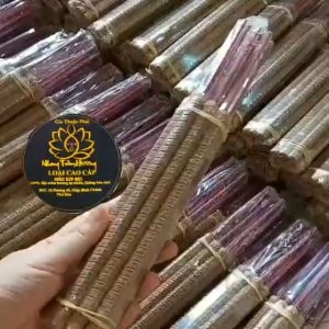 LOẠI 1 Nhang Sào Trầm Hương 30cm Bó 10 Cây -Cháy Được 25 Tiếng