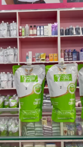 Bịch kem thuốc duỗi tóc T-SPA XANH LÁ