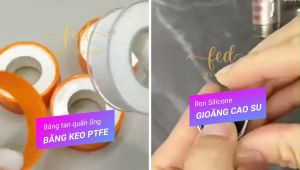 Băng tan cao su non keo lụa dày quấn ống – Gioăng cao su ron silicone vòng đệm lưới lọc dùng cho dây cấp vòi nước