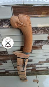 GOLOK TEBAS galonggong full kayu mahoni