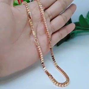Kalung Milano Perhiasan Wanita Lapis Emas Titanium Xuping G12-13C