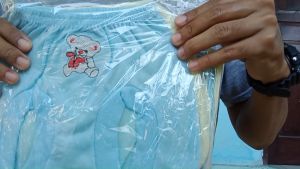 Celana Bayi Pop Kacamata Warna Bordir Newborn Laki-Laki Perempuan 0-6 Bulan