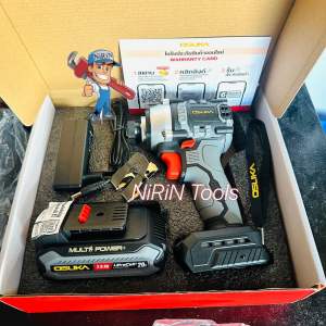 OSUKA ไขควงกระแทกไร้สาย 20V แรงบิด 235Nm รุ่นใหม่ OCID821-N ไร้แปรงถ่าน brushless รับประกัน 6 เดือน (อุปกรณ์ครบตามรูป)