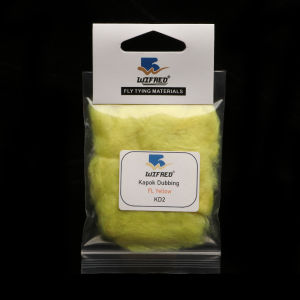 1 Pack/ 9 Packs Kapok Dubbing Natural Buoyant Superfine Fiber Fly Fishing Tying Material for Dry Fly Adams Nmyphs Trout Lure