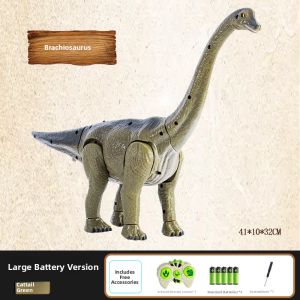 Large Remote Control Electric Dinosaur Toy for Children Realistic Walking Roaring Tyrannosaurus Boys Gift Model Animal