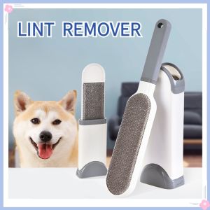 Pet Dog Cat Hair Lint Remover Reusable Sofa Clothing Static Brush Double-Sided Hair Cleaning Brush