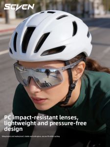 scvcn | Photochromic Sport Sunglasses for Cycling Windproof and Sandproof