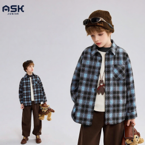 Ask Junior | Retro Check Casual Shirt for Older Boys