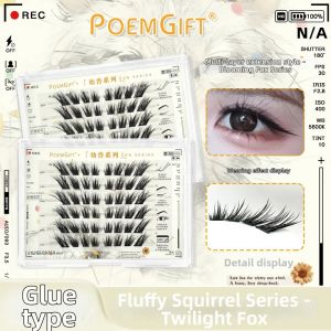 Natural Clear and Voluminous False Eyelashes