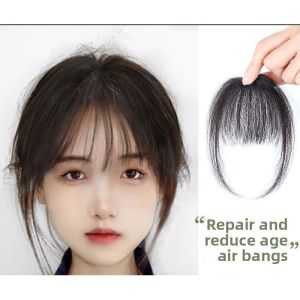 MONLEYTA | Womens Summer Natural Forehead Cartoon Airy Bangs Invisible Traceless Synthetic Hair frontal piece Manliata Brand 0604155418