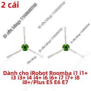 Bàn Chải Bên Chính Bộ Lọc HEPA Túi Đựng Bụi Tương Thích Với IRobot Roomba Dòng I1 I1+ I3 I3+ I4 I4+ I6 I6+ I7 I7+ I8 I8+/Plus E5 E6 E7.