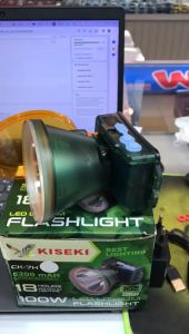 TERMURAH~Senter Kepala Super Terang 100WATT Anti Air Kiseki CK-7H Cahaya Putih DAn Gratis Lesnsa Kuning / Headlamp Super Terang Tahan 18Jam | Senter Kepala Waterproof Kiseki CK-7H 100W | Senter Kepala 100 Watt Charge ~CODD