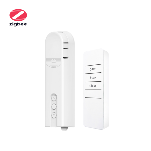 ZigBee Smart Roller Blind Motor ,Solar panels, Bead Curtain Pull Cord Driver Automatic Opener Compatible with Alexa Google Home