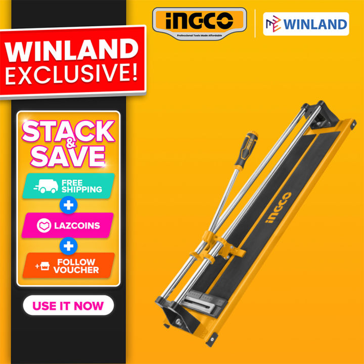 Ingco by Winland Manual Tile Cutter Floor for Tile 600mm HTC04600 ING ...