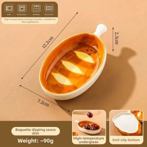 Mr.Snail | Cute Ceramic Dipping Sauce Dish for Home Use