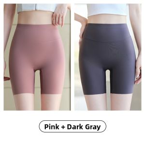MiiOW | Cat Lady White Three-Quarter Shark Skin Pants Summer Thin Outerwear Women Safety Pants Prevent Exposure No Need To Wear Underwear Shorts