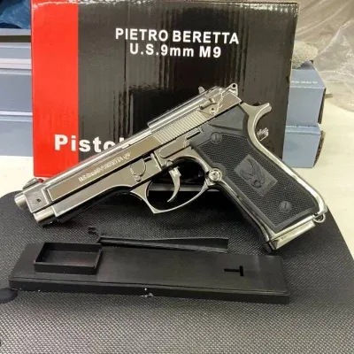 ไฟแช็ค แฟชั่น ปืนไฟแช็ค BERETTA9mmM9แบบเติมแก๊สไฟฟู่พกพาง่ายใช้งานง่ายน้ำหนักดีสีสันสวยใช้งานได้จริงพร้อมใช้งานพร้อมจัดส่ง