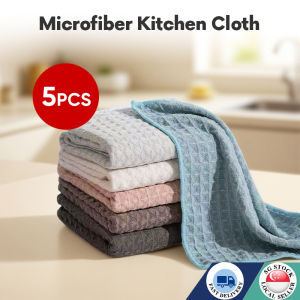 🇸🇬 Premium Waffle Microfiber ClothKitchen Towel Household Multi-purpose Cleaning Cloth/Towel Dish Table