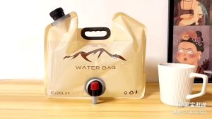 Outdoor Folding Water Bag Camping 8L Big Capacity Portable Waterbag water beg