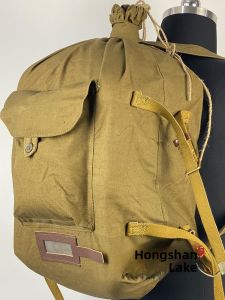 Soviet Army Canvas Backpack Original Box Military Version Linen Bag Tactical Double Shoulder Bag for Outdoor Camping Travel