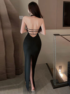 Váy Dạ Hội Hở Lưng Gợi Cảm Thanh Lịch Cổ Chữ V Không Tay Váy Midi Chữ a Váy Dự Tiệc Mùa Hè 2022 Váy Dài Không Tay