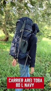 Tas Gunung / Carrier Toba 80 Liter Arei Outdoorgear