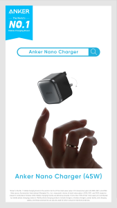 Anker Nano 45W USB-C Fast Charger with USB-C to C 1.8m Cable - Compact Portable Power Adapter with PPS Support for iPhone Samsung & More B2692