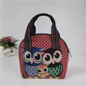 Embroidered Canvas Shell Shaped Handbag Mobile Phone Coin Shopping Bag Ethnic Style Long Wallet Womens Fashion Accessory