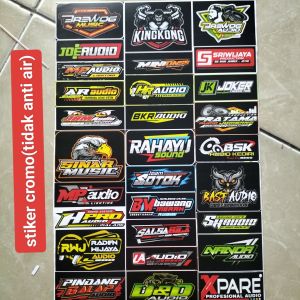 STIKER AUDIO | STIKER SOUND | STIKER SOUNDSYSTEM | STIKER CROMO | STIKER PACK | STIKER ISI 28 BIJI
