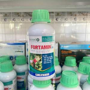 Thuốc trị Nấm Bệnh Vi Khuẩn FORTAMIN 3SL bệnh thán thư đạo ôn ghẻ sẹo đốm lá bạc lá - Chai 450ml
