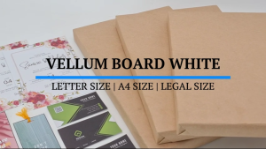 MP00 180gsm White Vellum Board Paper Short/A4/Long (100sheets)