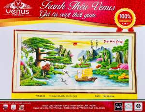 Tranh thêu chữ thập Thuận buồm xuôi gió VS8032 kích thước 152*66 cm