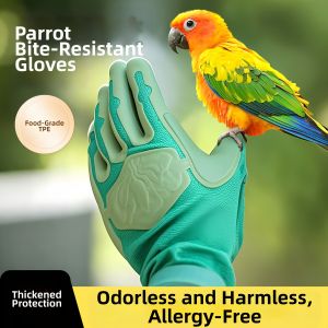Bird Handling Protection Gloves Anti-Bite Flexible Breathable Latex