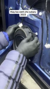 Dưỡng loa cánh bầu dục Ovan cho xe Ford xe Toyota Xe bán tải nhựa đen đặc cao cấp dày dặn