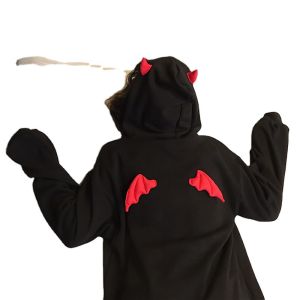 หลวม กํามะหยี่ มีฮู้ด เสื้อโค้ทแขนยาว ผู้หญิง ใส่สบาย ผ้าขนแกะ เรียงราย โอเวอร์ไซส์ เสื้อแจ็คเก็ต ลำลอง เสื้อฮู้ด