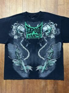 Áo Thun Tay Ngắn in Hình Đầu Xương Phong Cách Đường Phố Cổ Điển Mỹ Áo Thun Dáng Rộng Mùa Hè Thường Ngày Cho Thanh Thiếu Niên