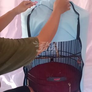 PROMO!!! Krodong Polos Dobel Resleting Penutup Sangkar Burung Murai No1 No 2 No 3 & No 4 Eka Jaya Bahan Tebal