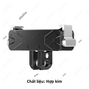 Đế Gắn Máy Ảnh Tháo Lắp Nhanh Từ Tính Cho DJI Action 6 5Pro 4 3 OSMO 360 NANO Phụ Kiện Thay Thế Hợp Kim