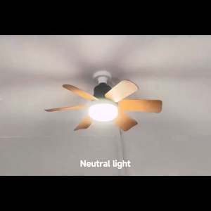 E27 Ceiling Fan with Light 40W 3 color light adjustable 3 speedwind speed silent with remote control