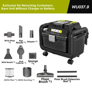 Worx | Cordless Wet & Dry High-Power Suction Industrial Vacuum 20V Lithium