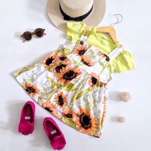 "NCC" Usia 6 bulan - 4 tahun Dress Overall anak Perempuan JOLIE Oneset Inner dan Overall Rok Baju anak Cewek