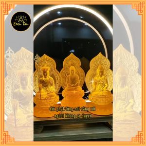 Tượng phật mật tông ta bà tam thánh sa bà tam thánh: tượng phật quan âm bồ tát tượng thích ca mô ni tượng địa tạng vương bồ tát đồ thờ cúng phong thủy shop Diệu Tâm - Lazada