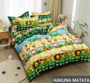 SPREI MOTIF CUTE ANIMAL/ SPREI ANAK MOTIF KARTUN BINATANG JERAPAH LUCU