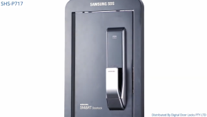 SAMSUNG SHS-P717 Push-Pull Handle Design Easy Single-Motion Digital Door Lock | Free Installation & Technical Support