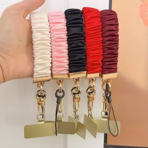 Portable Mobile Phone Lanyard Cloth Wrist Style Anti-lost Mobile Phone Chain Womens Phone Lanyard High-grade Wrist Bracelet for Women Decoration