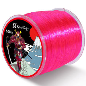 Senar Pancing Nilon 500M 7-38LB 6 Warna Tali Pancing Nilon Transparan Fluorokarbon Senar Pancing Karper
