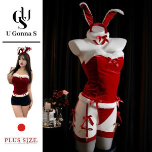 U Gonna Sชุดนอนชุดชั้นในสตรีแขนกุดสีแดงคอวีดันทรงเปิดหลังรัดรูปสำหรับปาร์ตี้2025ของขวัญสำหรับแฟนสาว