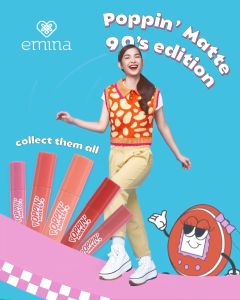 FEMME || EMINA POPPIN MATTE 4.5 g | Lip Tint Gloss / Emina Lip Stain